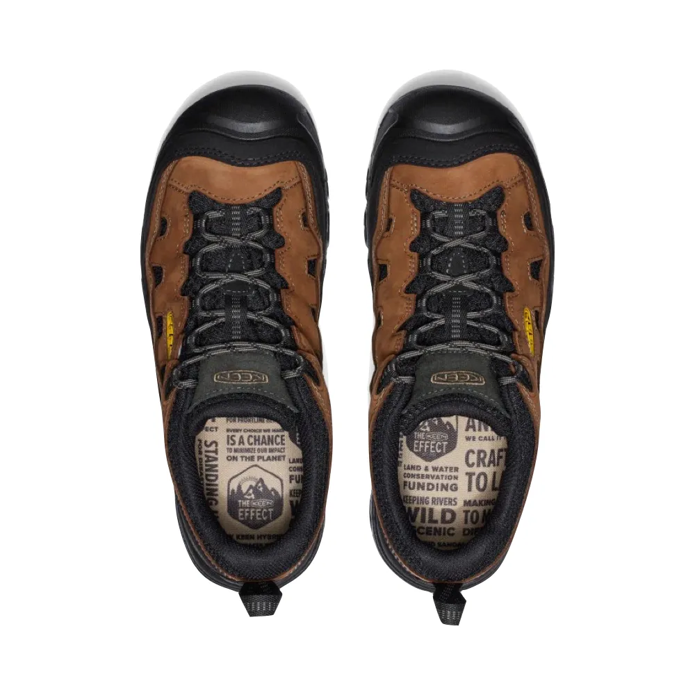 KEEN Herren Targhee IV belüfteter Wanderschuh in Bison/Goldgelb
