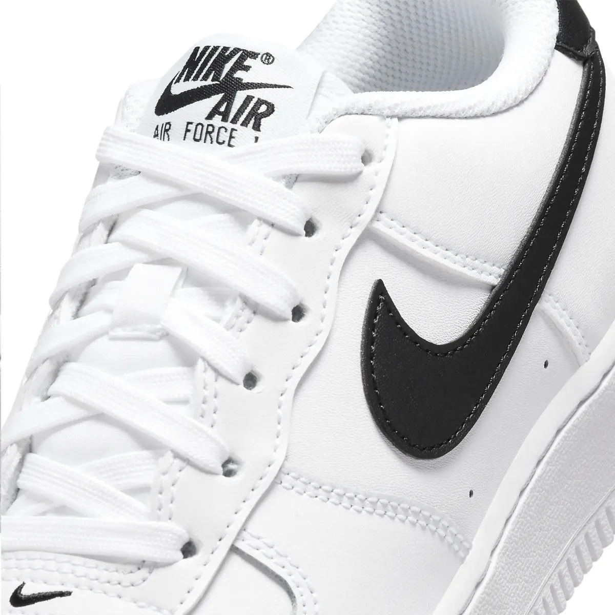 Kids Air Force 1 'Weiß Schwarz'