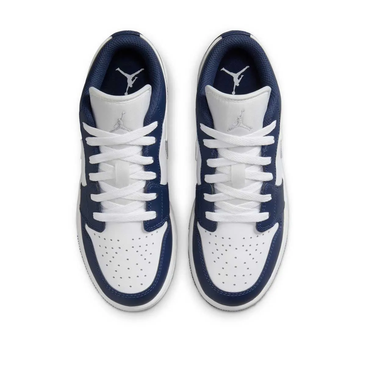 Kids Air Jordan 1 Low 'Mitternachtsblau Weiß'