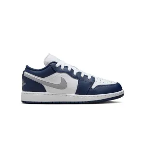Kids Air Jordan 1 Low 'Mitternachtsblau Weiß'