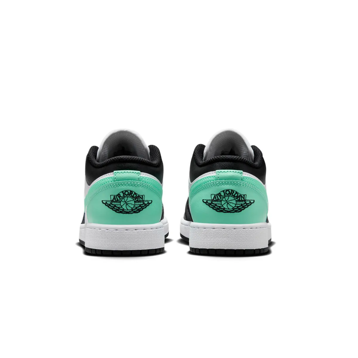 Kids Air Jordan 1 Low 'Weiß Grün Leuchten'