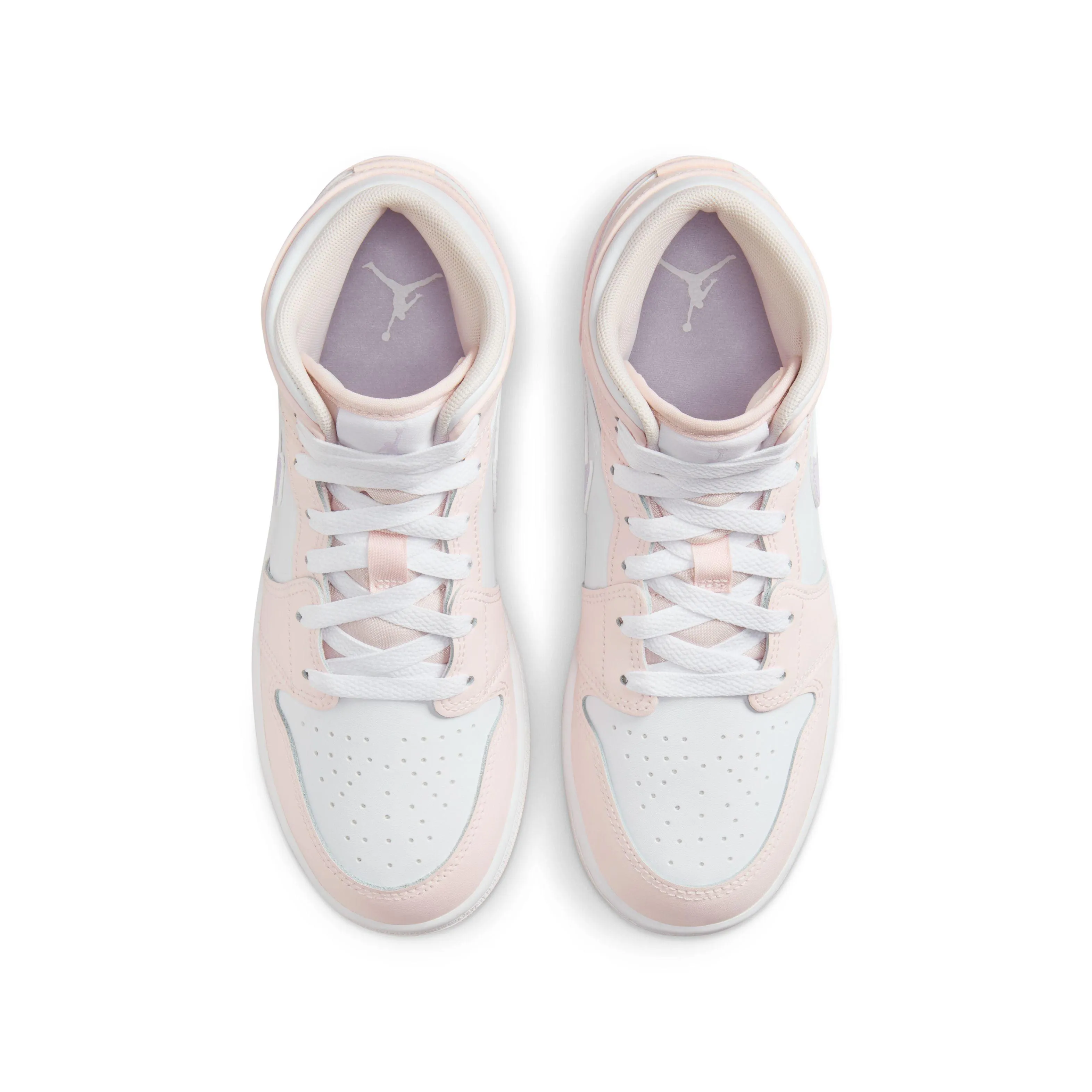 Kids Air Jordan 1 Mid 'Rosa Wäsche'