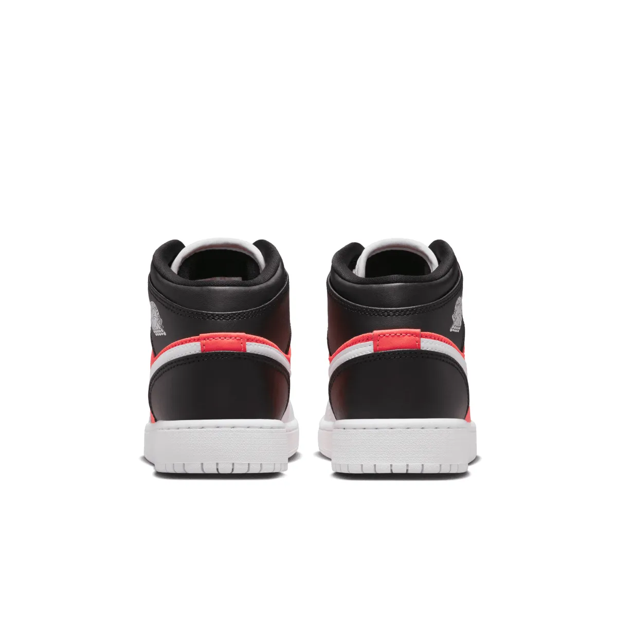 Kids Air Jordan 1 Mid SE 'Weiß Schwarz Infrarot'