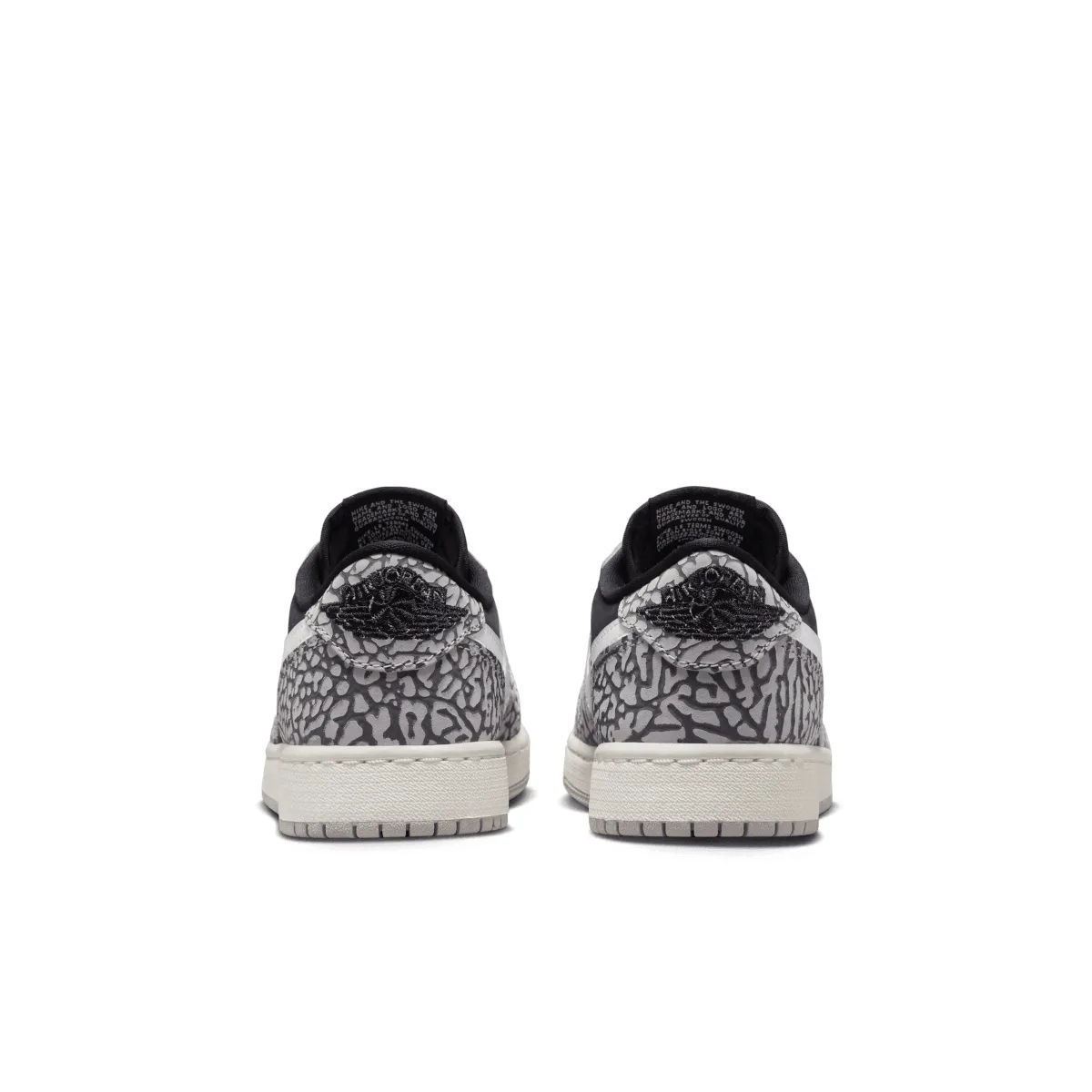 Kid's Air Jordan 1 Retro Low OG 'Schwarzer Elefant'