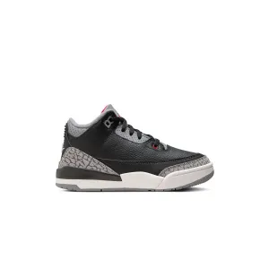Kids Air Jordan 3 Retro 'Schwarzer Zement'