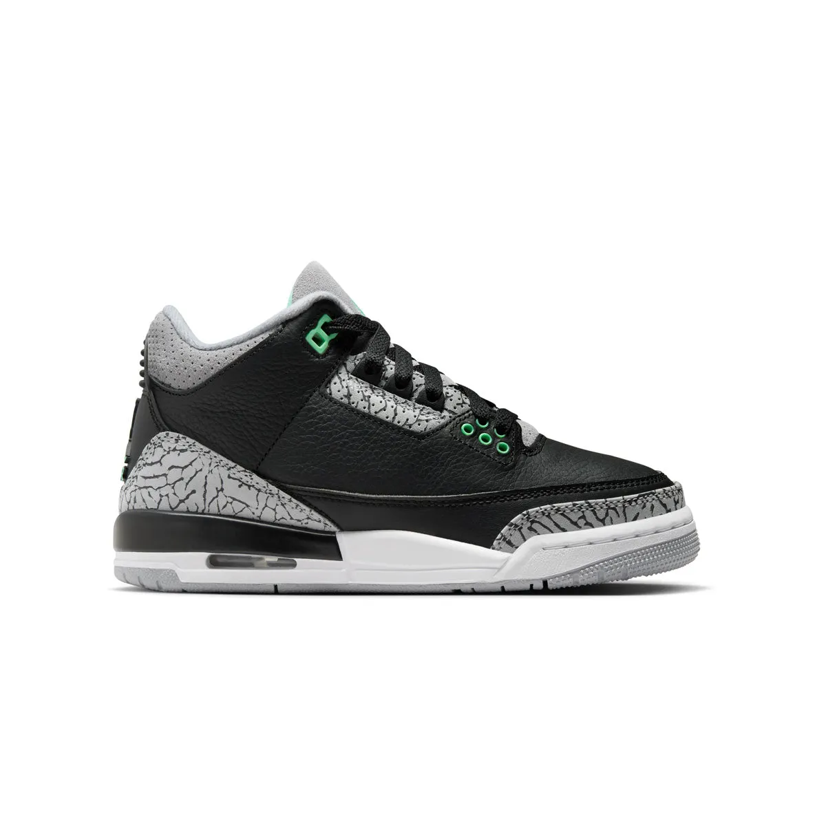 Kids Air Jordan 3 Retro 'Grünes Leuchten'