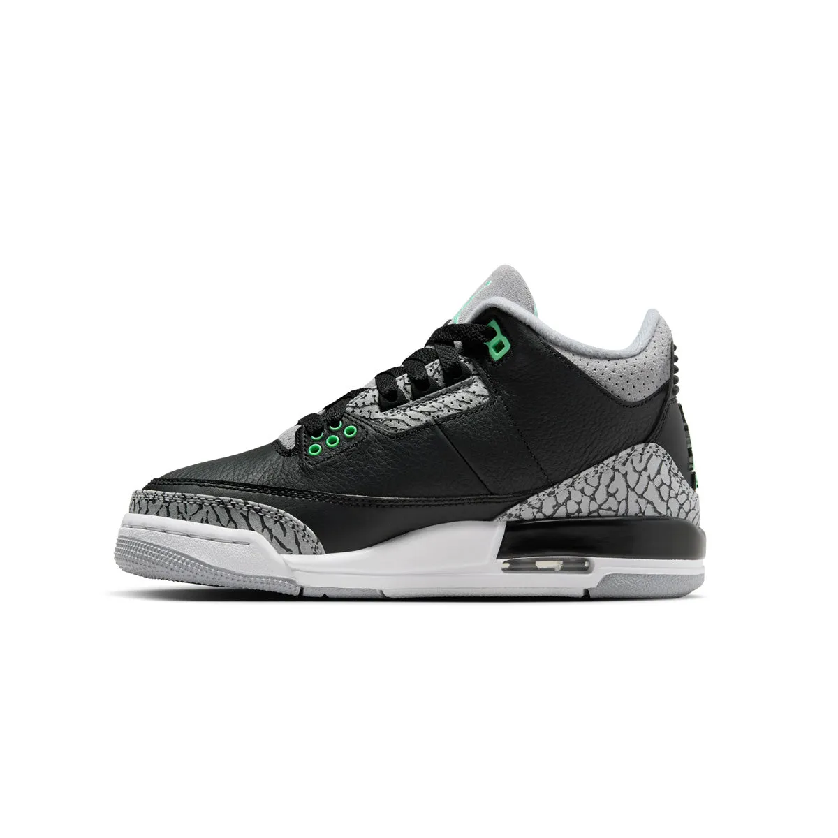 Kids Air Jordan 3 Retro 'Grünes Leuchten'