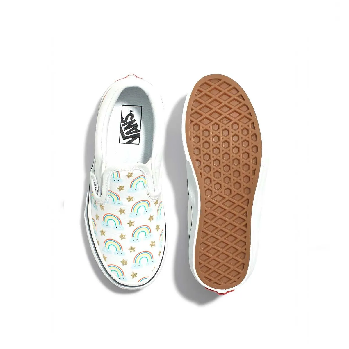 Klassischer Slip-On für Kinder 'Rad Rainbow'