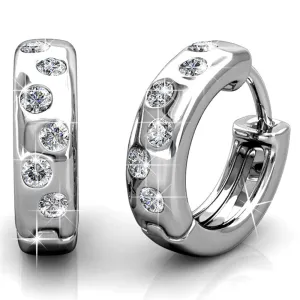 Krystal Couture Ohrringe Moderne Deco Ohrringe  | Klar