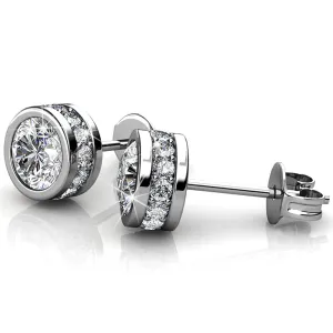 Krystal Couture Schmuck Acamar Stern Ohrringe | Klar