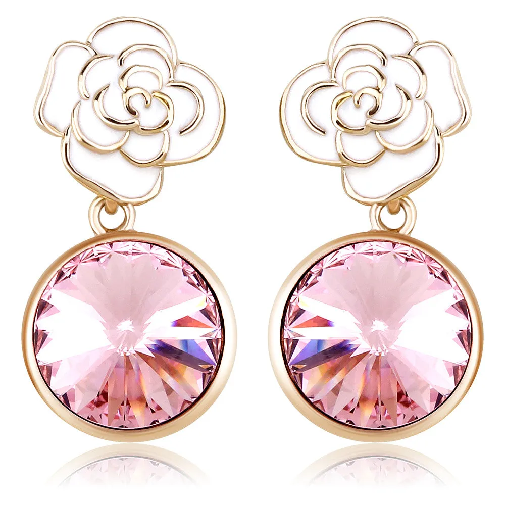 Krystal Couture Schmuck Diana Rosen Ohrringe | Rose