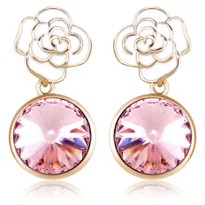 Krystal Couture Schmuck Diana Rosen Ohrringe | Rose