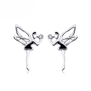 Krystal Couture Schmuck Feen-Ohrringe | Klar