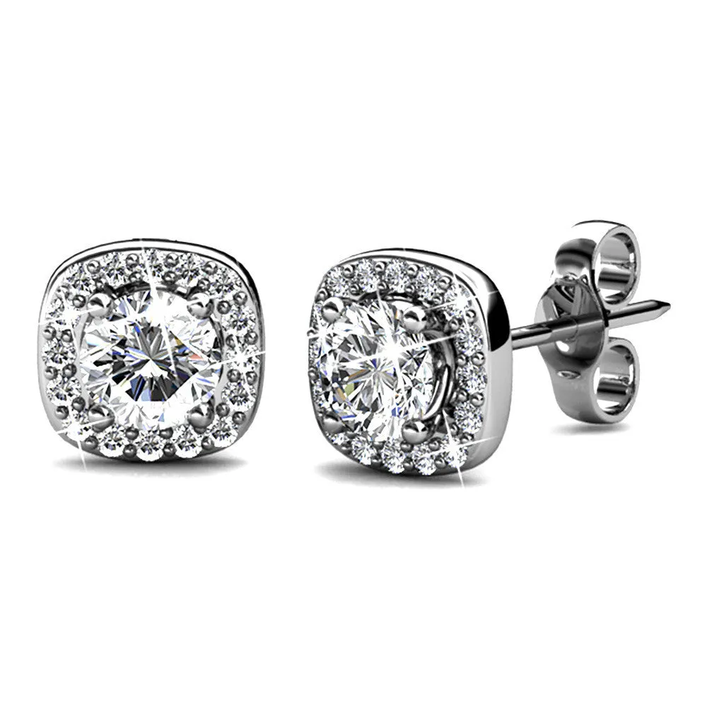 Krystal Couture Schmuck Maxima Lux Ohrringe | Klar
