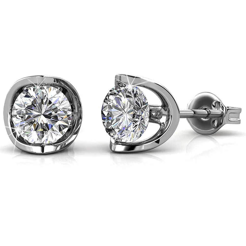 Krystal Couture Schmuck Mizar Stern Ohrringe | Klar