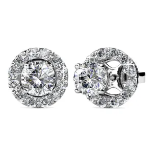 Krystal Couture Schmuck Monarch Stil Ohrringe | Klar