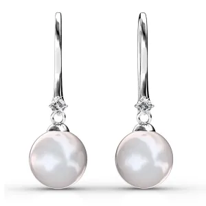 Krystal Couture Schmuck Victoria Perlen Ohrringe | Klar