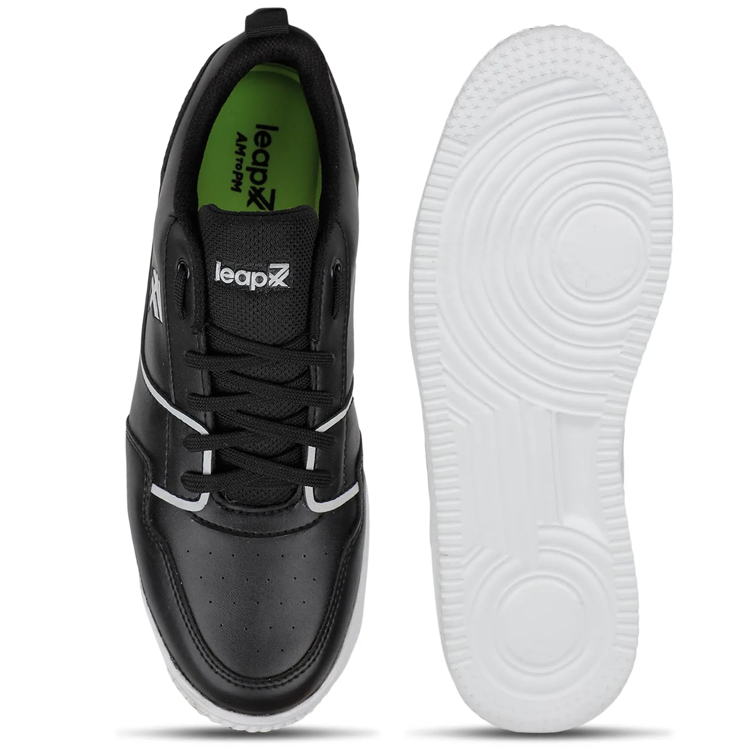 Leap7x Freizeit-Sneaker in Schwarz für Herren SNOOKIS-2E von Liberty