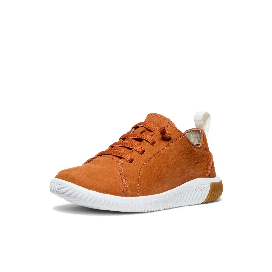KNX Ledersneaker für Kleinkinder | Gold Flame/Sternenweiß