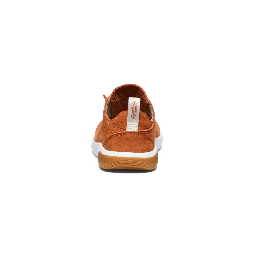 KNX Ledersneaker für Kleinkinder | Gold Flame/Sternenweiß