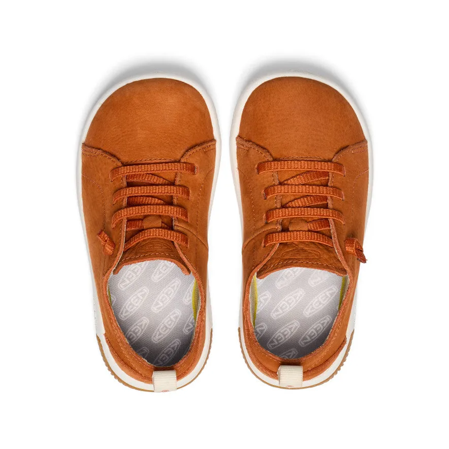 KNX Ledersneaker für Kleinkinder | Gold Flame/Sternenweiß
