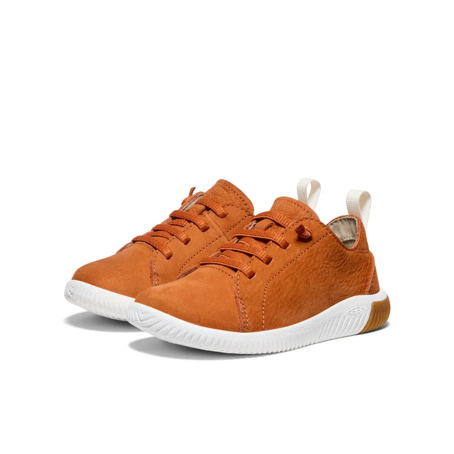KNX Ledersneaker für Kleinkinder | Gold Flame/Sternenweiß
