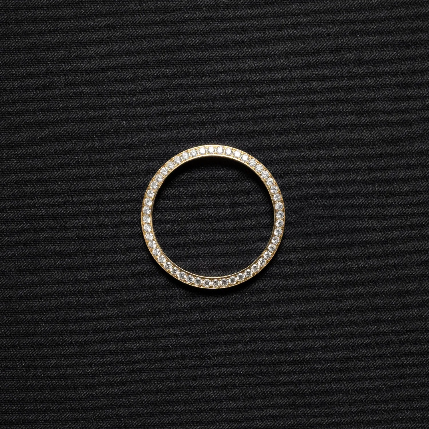 Lünette für Rolex Datejust 31 750 Gelbgold mit 48 Brillanten, 1,03 ct TW/VSi