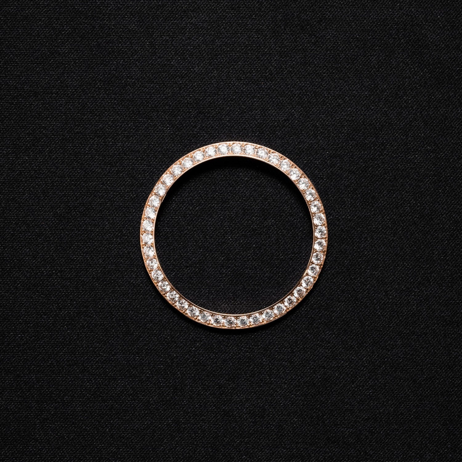 Lünette für Rolex Datejust 41 750 Rosegold 42 Brill. 2,74 ct. TW/VSi