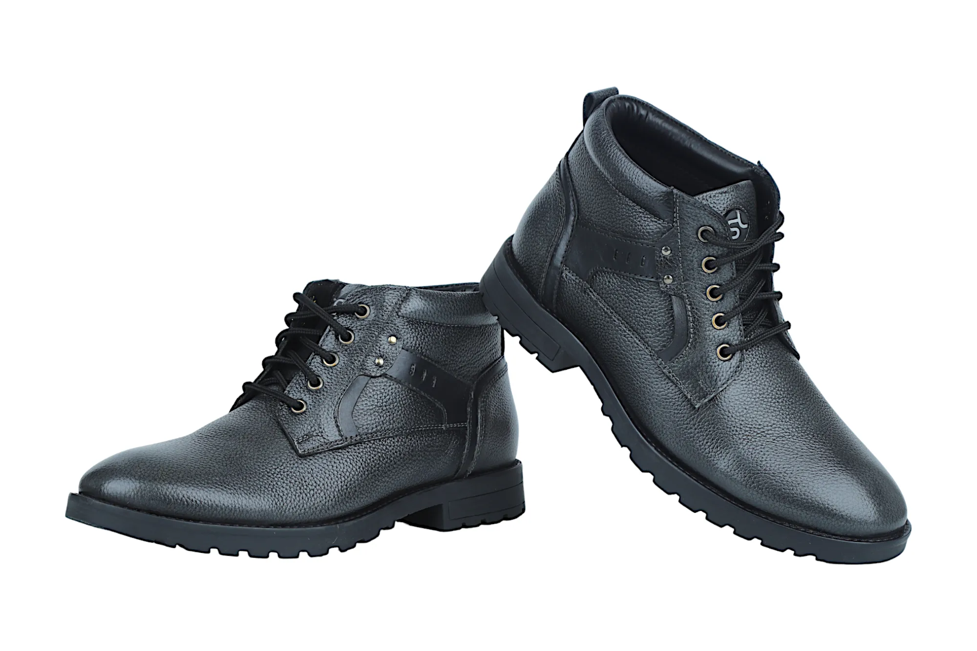 Herren Leder Casual Boots Schuh 38013