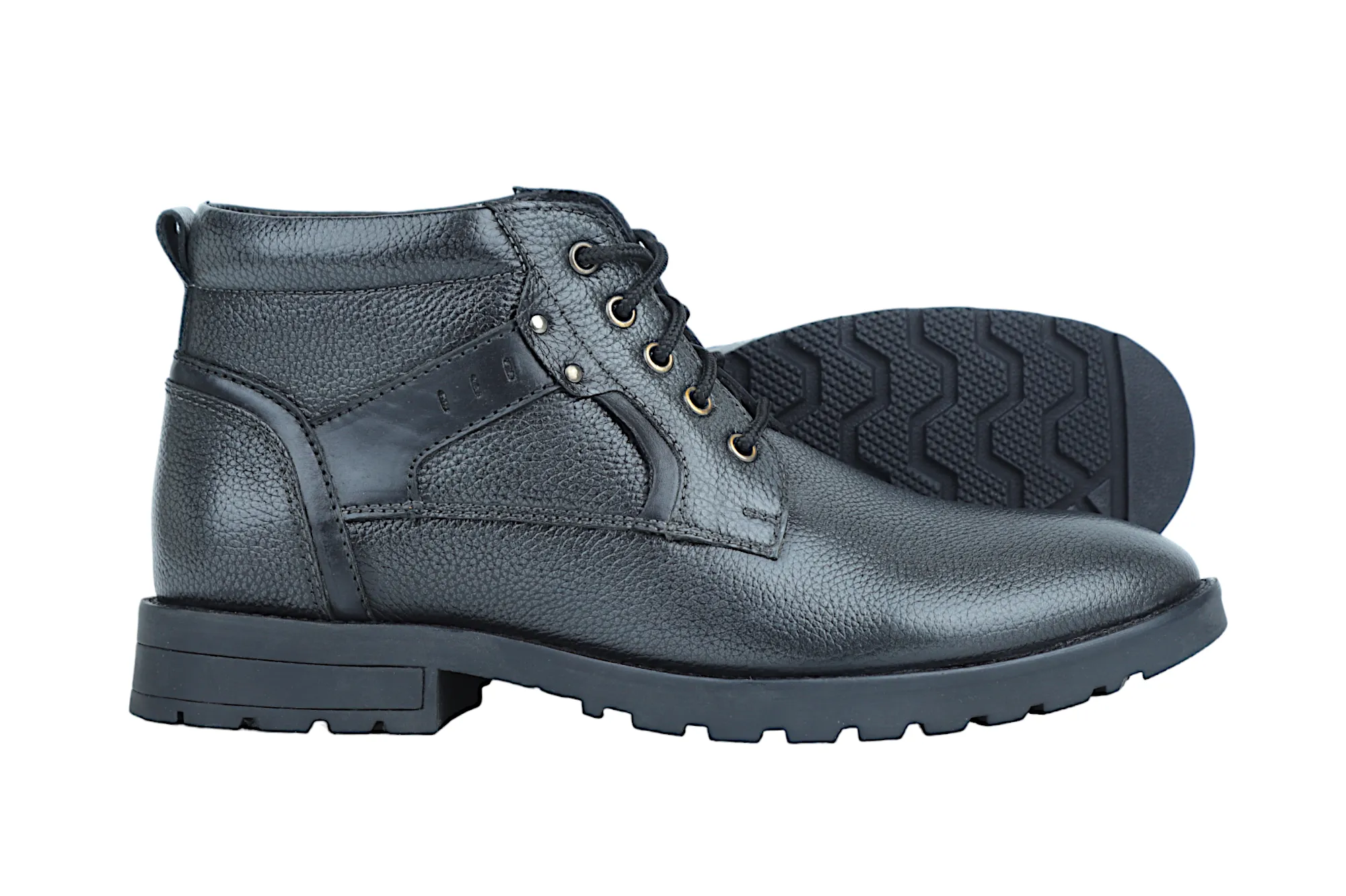 Herren Leder Casual Boots Schuh 38013