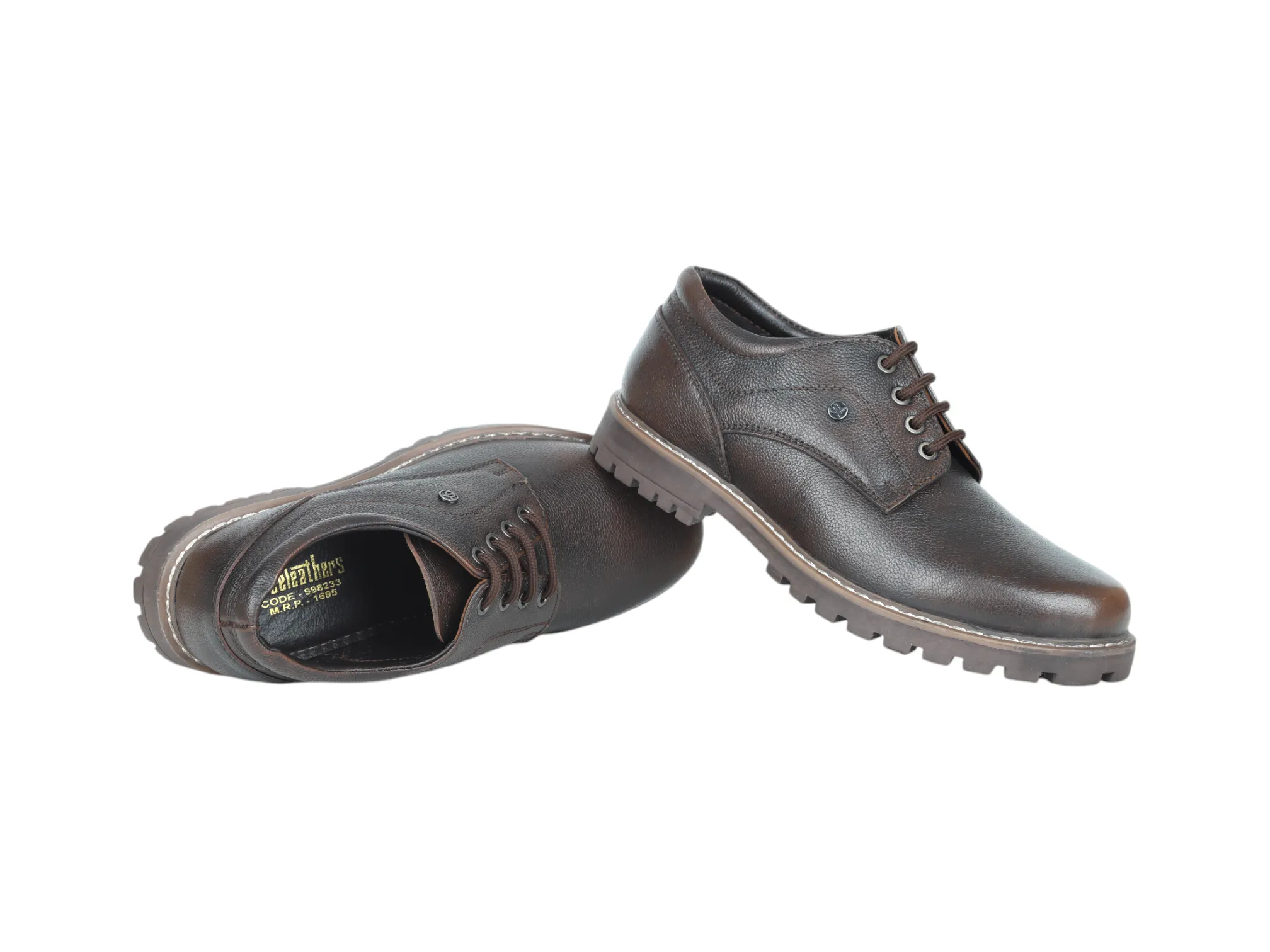 Herren Leder Freizeitschuhe 998233