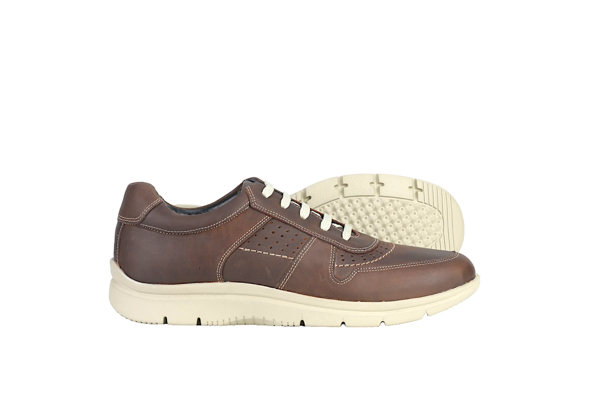 Herren Premium Freizeit-Lederschuh 915608