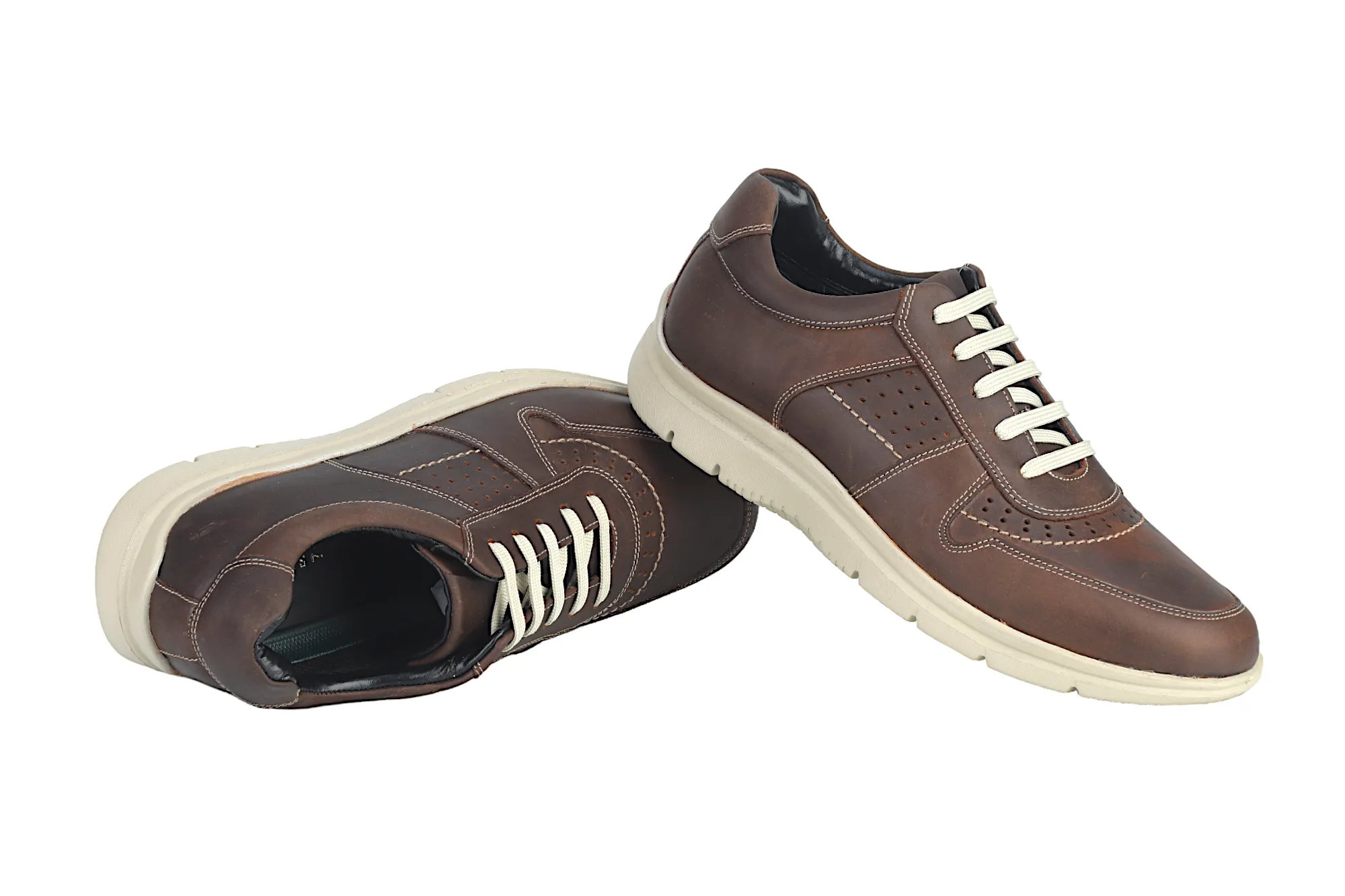 Herren Premium Freizeit-Lederschuh 915608
