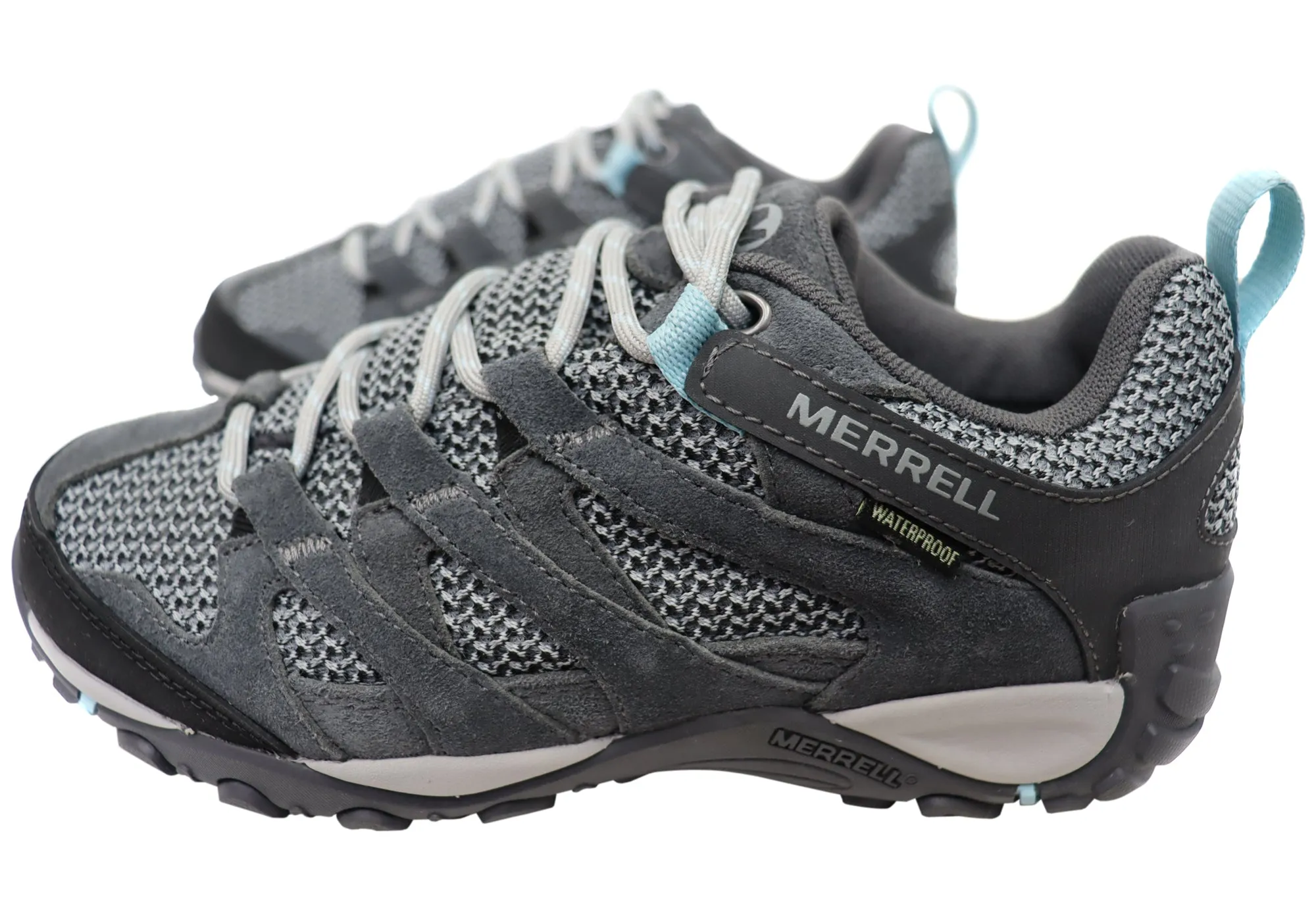 Merrell Damen Alverstone Wasserdichte Bequeme Leder-Wander Schuhe Merrell Schuhe