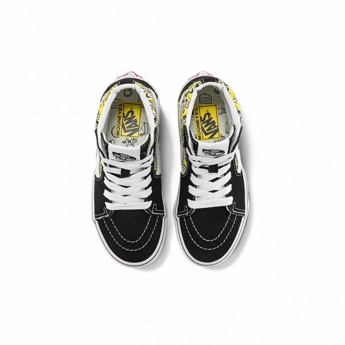   Mooneyes Kid's SK8-Hi 'Schwarz Gelb'