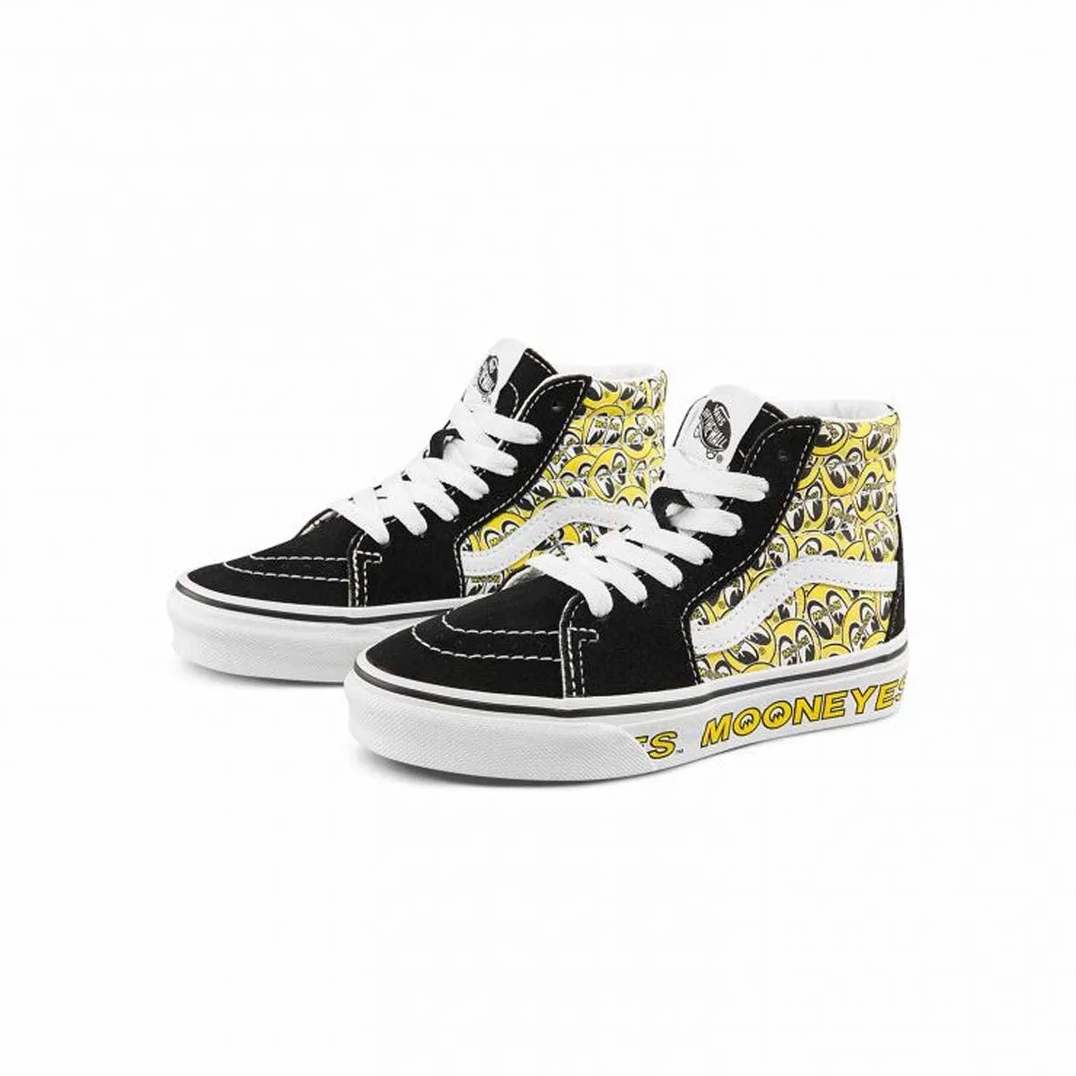   Mooneyes Kid's SK8-Hi 'Schwarz Gelb'