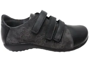 Naot Mihi Damen Lederschuhe Mit Verstellbaren Riemchen Bequeme Schuhe Naot Schuhe