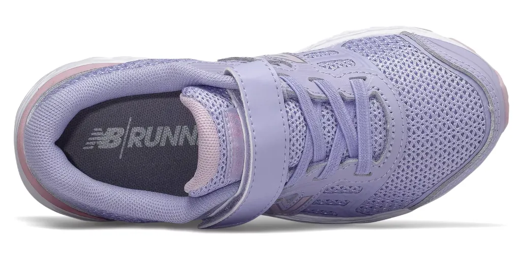 New Balance Klarer Amethyst/Sauerstoffrosa 680v5 A/C Jugend-Sneaker