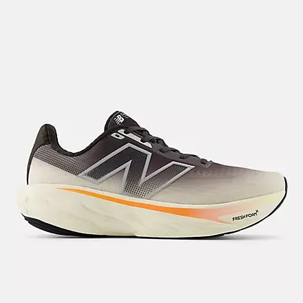 New Balance Herren Fresh Foam X 1080v14 Sneaker in Schwarz-Zement mit Angora und Heißer Mango