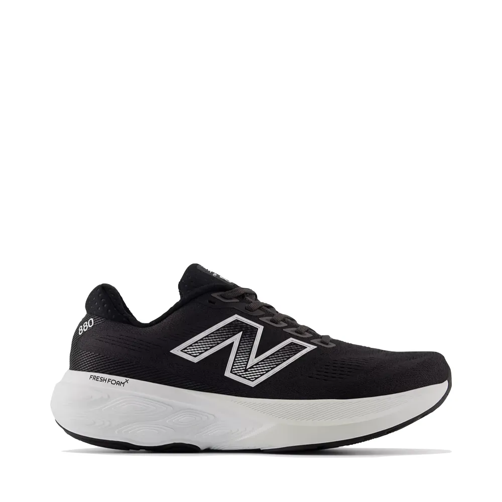 New Balance Herren Fresh Foam X 880v15 in Schwarz mit Weiß und Reflektion