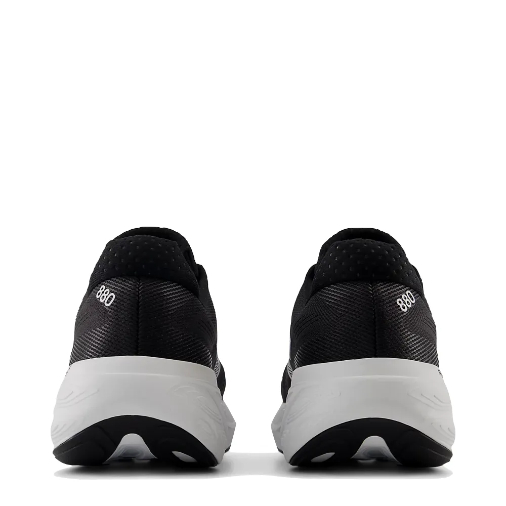 New Balance Herren Fresh Foam X 880v15 in Schwarz mit Weiß und Reflektion