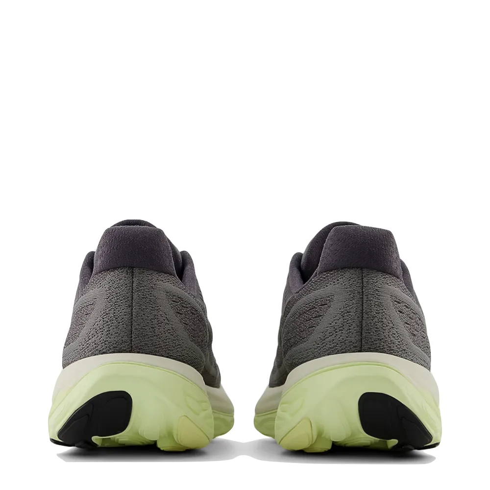 New Balance Herren Fresh Foam X Vongo v6 Sneaker in Hafen Grau mit Limettengrün und Silber Metallic