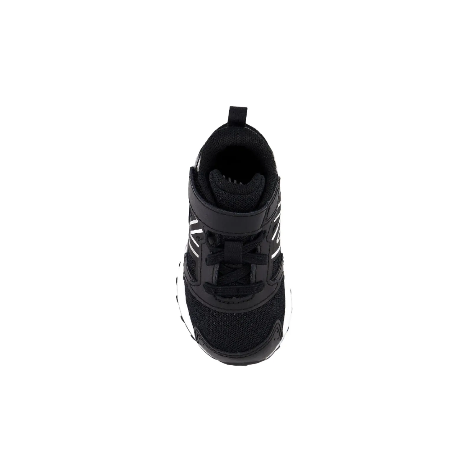 New Balance Schuhe Fresh Foam 650 Bungee-Schnürung mit Oberriemen Schwarz/Metallisches Silber (4c-10c)