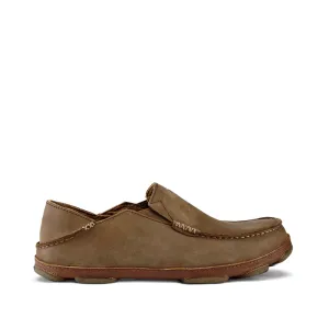 OluKai Herren Moloa Moc Leder Slip-On Schuhe in Ray