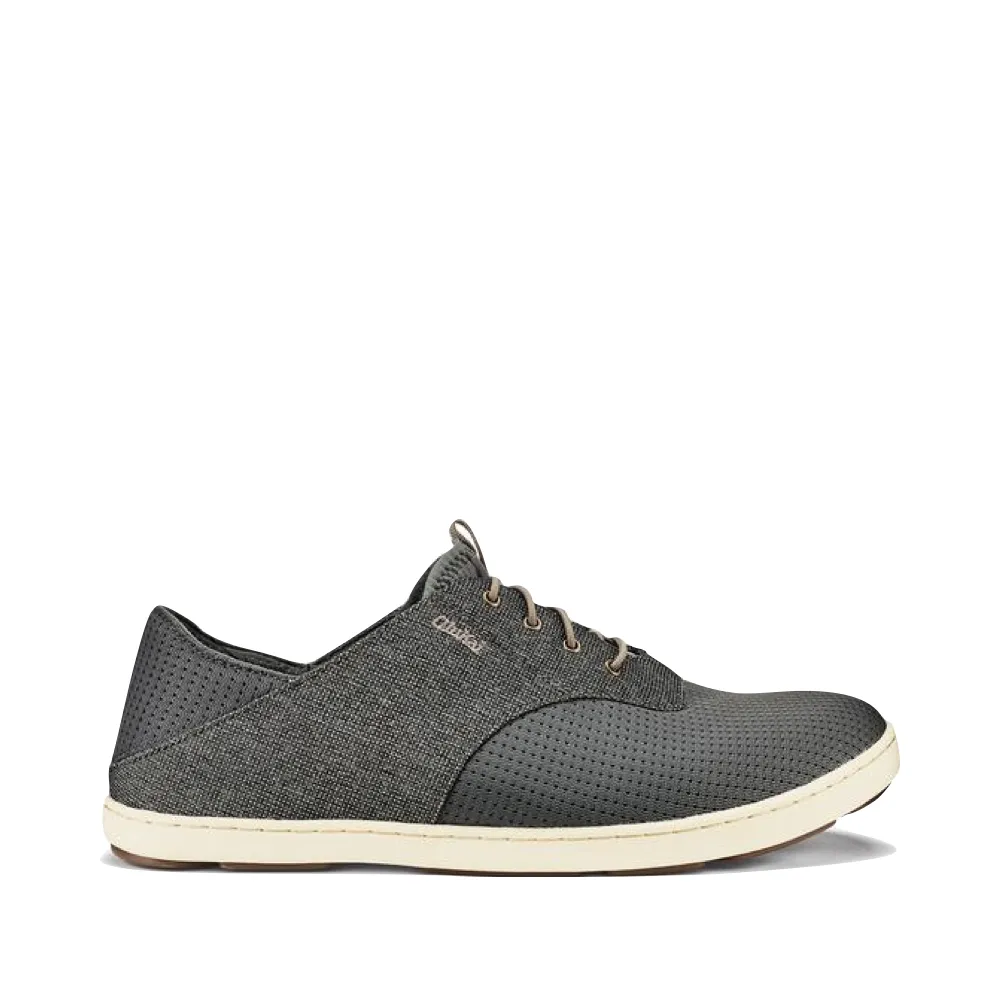 OluKai Herren Nohea Moku Mesh Slip-On in Anthrazit