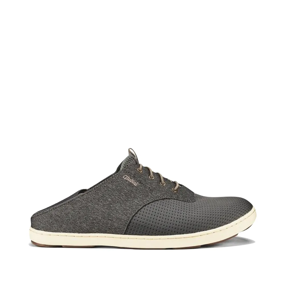 OluKai Herren Nohea Moku Mesh Slip-On in Anthrazit