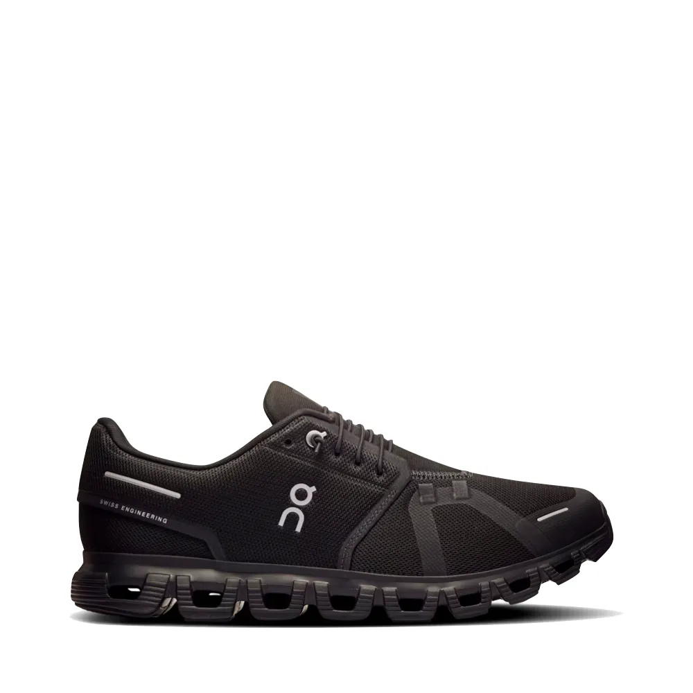 On Men's Cloud 6 Sneaker in Schwarz/Schwarz