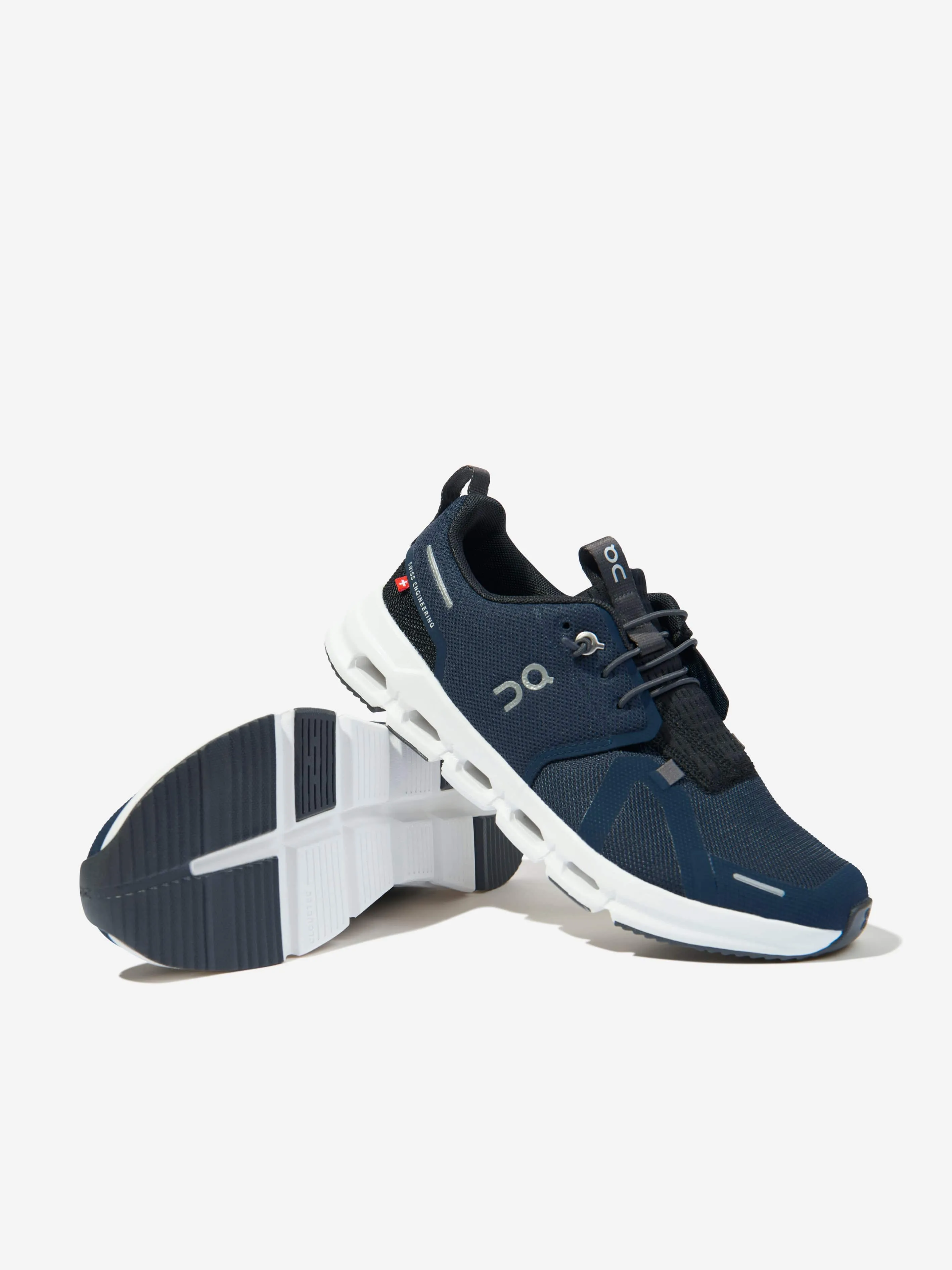 On Running Kids Cloud Sky Trainer in Marineblau
