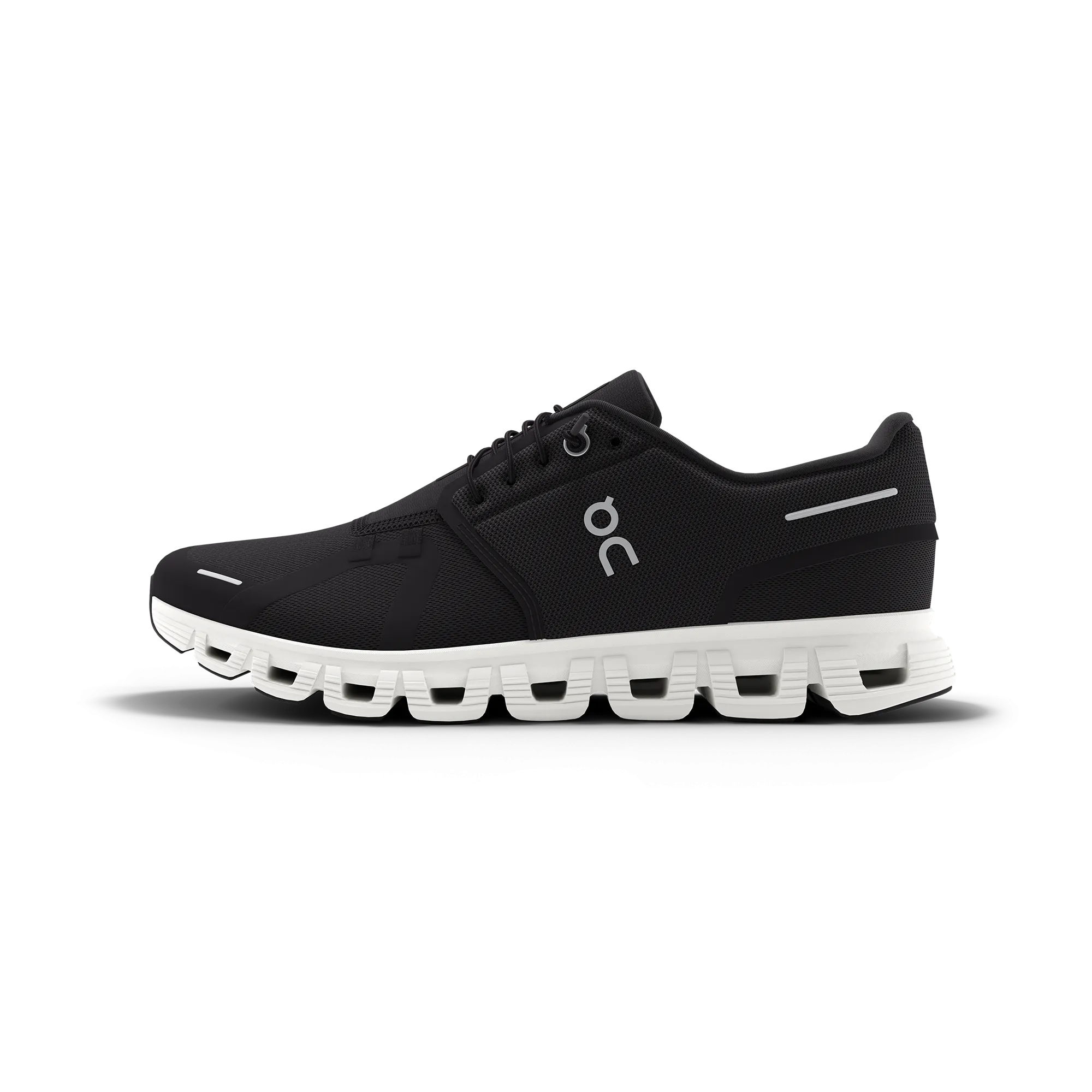 On Women's Cloud 6 Schuhe - Schwarz / Weiß On Cloud Schuhe