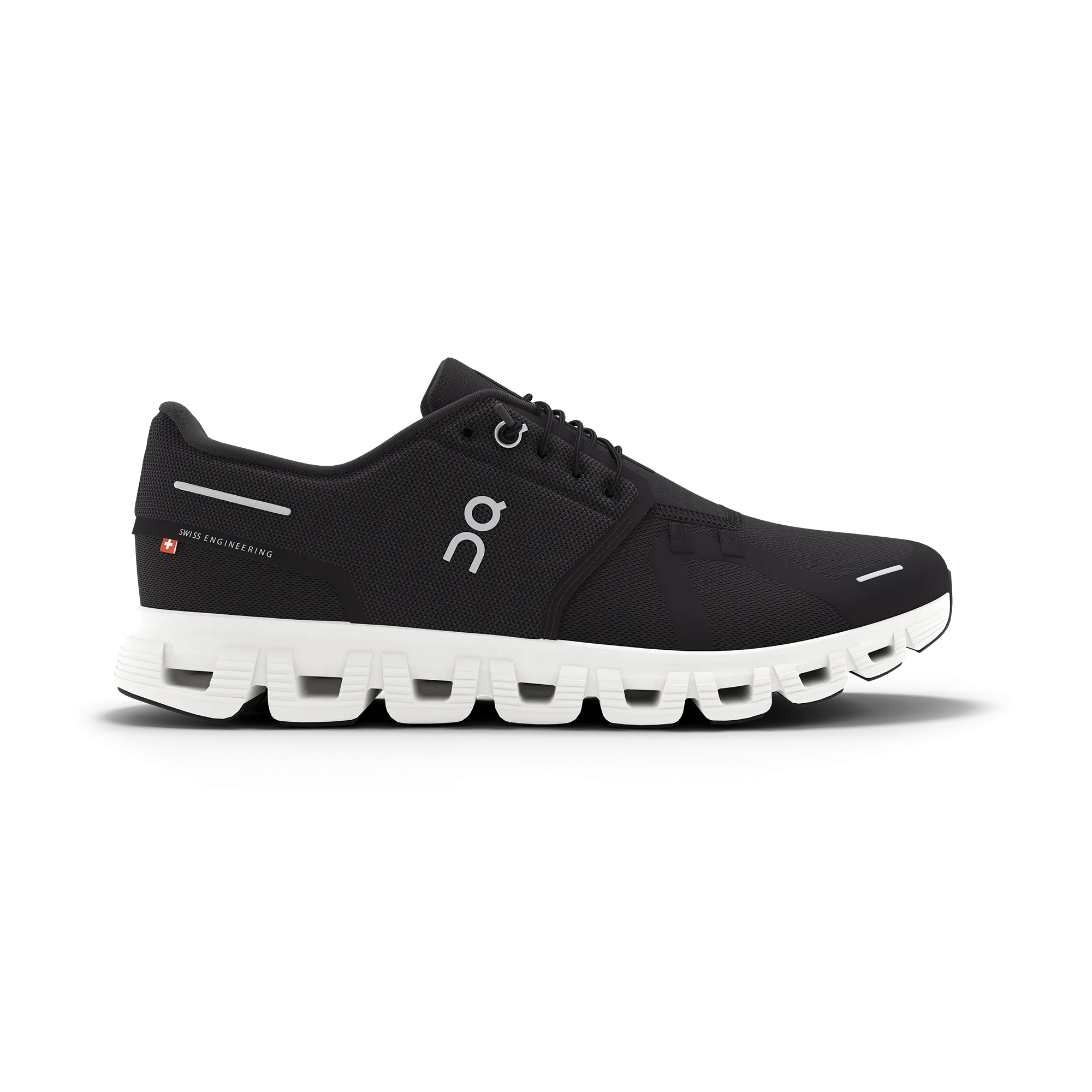 On Women's Cloud 6 Schuhe - Schwarz / Weiß On Cloud Schuhe